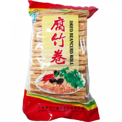 Fasii Rulate de Tofu Uscat Taitei Soia Yuba Beancurd Roll GDL 300g MLL