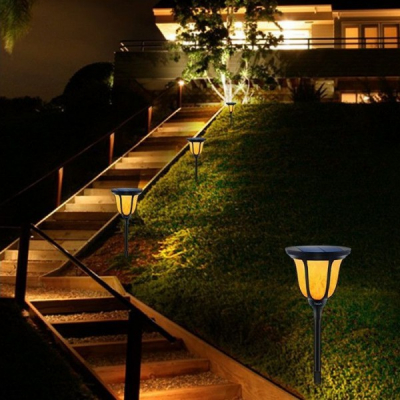 Felinar de Gradina Lampa Solara LED cu Efect Flacara BH6088