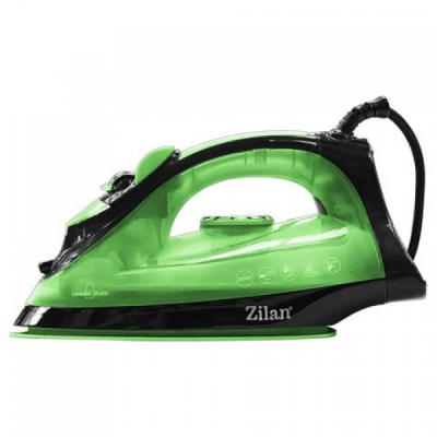Fier de calcat talpa ceramica 2200W calcare cu aburi verde Zilan ZLN2189