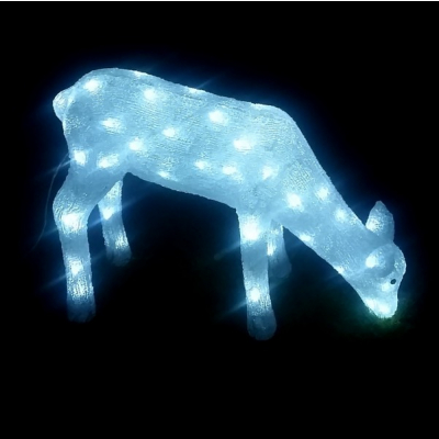 Figurina Luminoasa de Craciun Caprioara Acril 73cm 220V