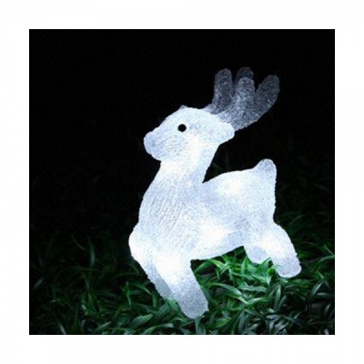Figurina Luminoasa de Craciun Caprioara Acril cu LEDuri 20cm 3160