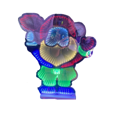 Figurina Luminoasa Mos Craciun Multicolor 42x35cm La Priza NMG