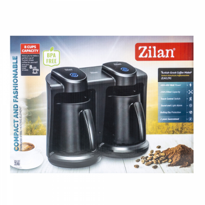 Filtru cafea 2 cani Greek Turkish 800W 500ml Zilan ZLN1291