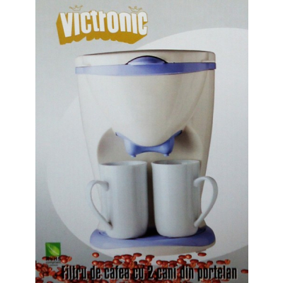 Filtru de Cafea cu Doua Cesti Victronic VC618
