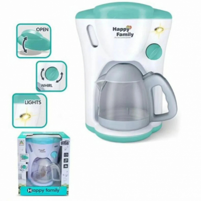 Filtru de cafea de jucarie cu lumini si recipient pentru apa LS820Q51 CWT