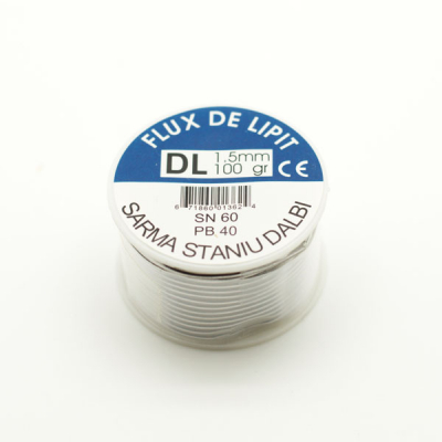 Flux de lipit Sarma Staniu Dalbi 1.5mm SN60/PB40 100g 4A004 XXM