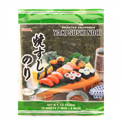 Foi din alge Nori prajite pentru sushi 28g HZW MLL