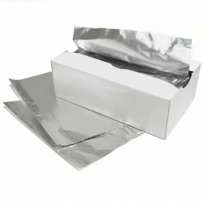 Folie Aluminiu Pop-Up Cutie 200 Foi Pre-Taiate 30x27.3cm Safir DNC67780