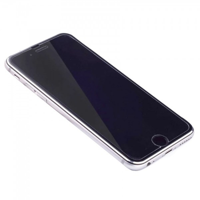 Folie Sticla Securizata Curbata 3D rama Metalica Negru Silver iPhone 6