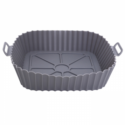 Forma patrata silicon alimentar pentru air fryer 20x20x6.5cm Grunberg AFA2611