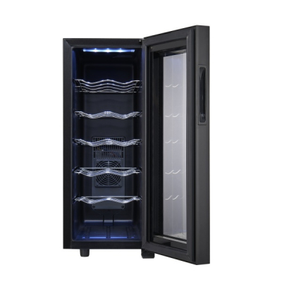 Frigider pentru vinuri Negru 33L 50W iluminare interioara Zilan ZLN4681