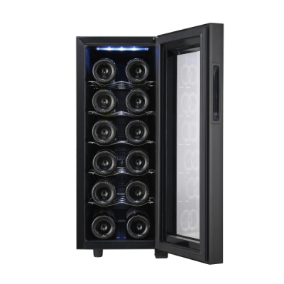 Frigider pentru vinuri Negru 33L 50W luminare interioara Zilan ZLN4682