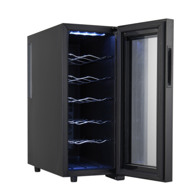 Frigider pentru vinuri Negru 33L 50W luminare interioara Zilan ZLN4682