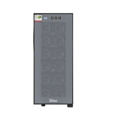 Frigider pentru vinuri Negru 33L 50W luminare interioara Zilan ZLN4682