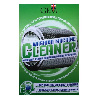 GEM Detergent pentru Curatarea Masinii de Spalat Rufe 2in1 2x125g