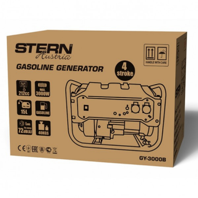 Generator Electric pe Benzina 15L 3000W Stern GY3000B
