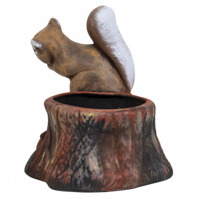 Ghiveci din ceramica veverita 20x23cm Zilan EXT 7067