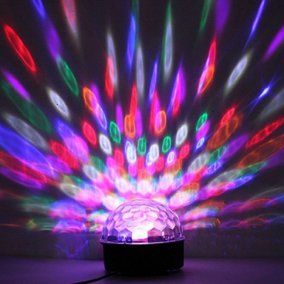 Glob Disco Lumini Colorate cu MP3 Player si Telecomanda