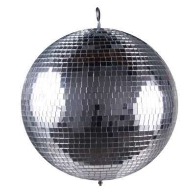Glob Disco Oglinzi Petrecere cu Motoras 220V Mirror Ball 40cm Argintiu