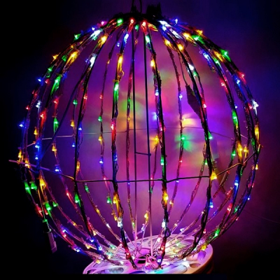 Glob luminos Craciun 240LED RGB 50cm Multicolor Prelungibil 1001M CL
