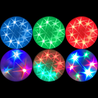 Glob Luminos de Craciun 15cm cu LED RGB si Jocuri Lumini 220V