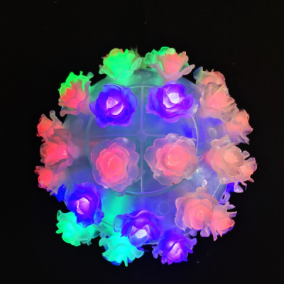 Glob Luminos de Craciun cu Flori 50LED Multicolore 220V 15cm LC