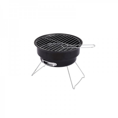 Gratar Portabil Rotund din Otel, Pliabil 26.5x24cm BBQ24 JU