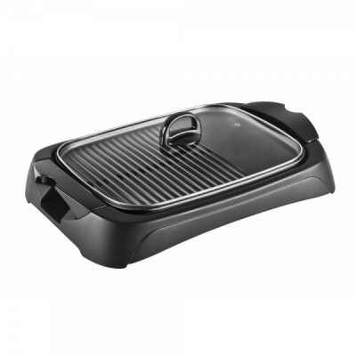 Grill Electric cu Capac Sticla 2000W Zephyr Z1015O