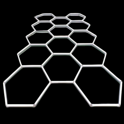 Hexagon LED Honeycomb T5 48W 6500K Alb Rece Tub 568mm DL72F46X1