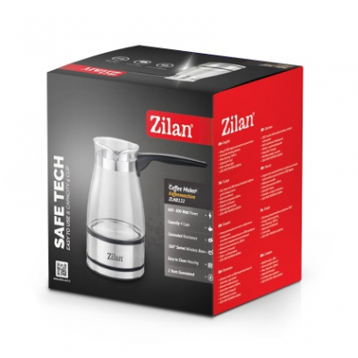 Ibric electric din sticla 800W 500ml Zilan ZLN8122