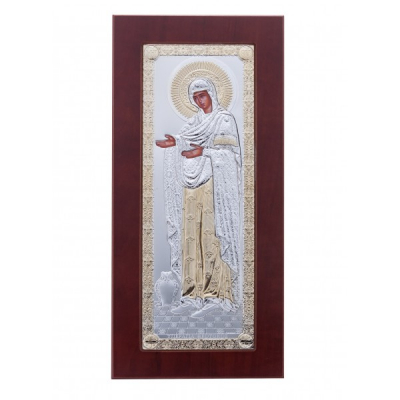 Icoana Argint Sporul Casei, Suflata cu Aur B709TXAGA 14x18cm