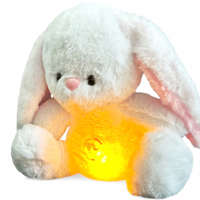 Iepuras Plus Care Respira si Canta Melodii de Adormit Copiii 30cm DNC65719