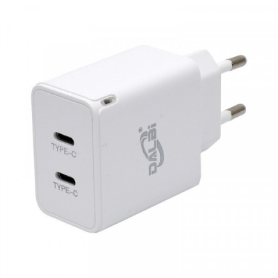 Incarcator Retea cu 2 Porturi Tip C 5V 3A Alb CD-21 DALBI 2A047 XXM