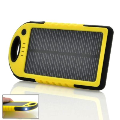 Incarcator Solar Telefoane Power Bank 2 Sloturi USB 5000mAh