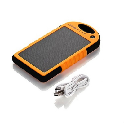 Incarcator Solar Telefoane Power Bank 2 Sloturi USB 5000mAh