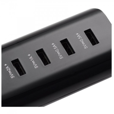 Incarcator USB Hub 4 Porturi USB 2.0 cu Buton ON/OFF 220V RNAI802