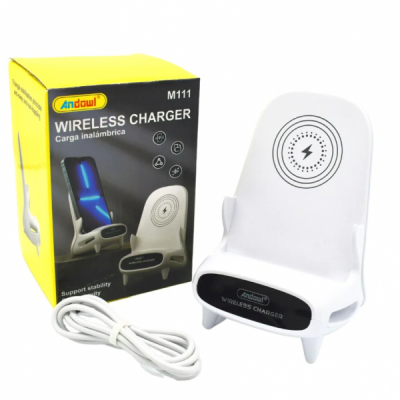 Incarcator Wireless Telefon Fast Charge 15W la USB Andowl M111