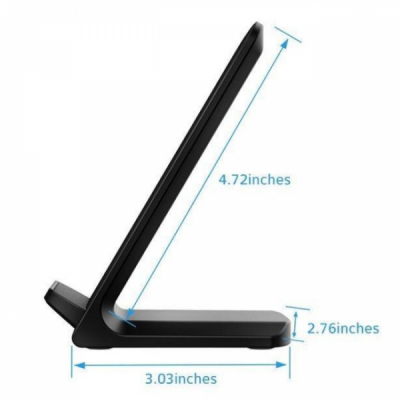 Incarcator Wireless Telefon Tip Stand, Posibilitate Incarcare Rapida 5V 2A