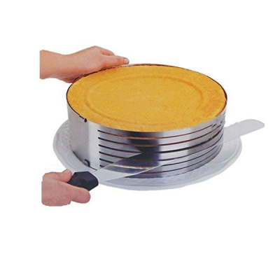 Inel Feliator Blat de Tort Ajustabil Cake Ring 8.5cm 26-28cm M