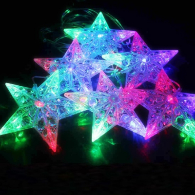Instalatie Ghirlanda 10 Stele Luminoase 50LED Multicolore 2.5m NP TO