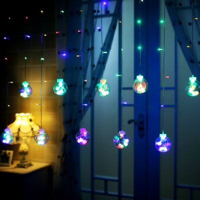 Instalatie Ghirlanda 12Globuri Luminoase Multicolor 3x1m 108LED P FI MRL