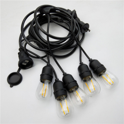 Instalatie LED Solara Ghirlanda 10m 10 Becuri Vintage Alb Cald TO GS10M TO