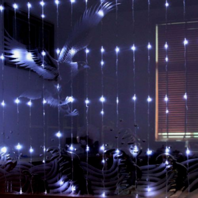 Instalatii de Craciun Exterior Digitale Perdea 560 LEDuri Albe 2x3m
