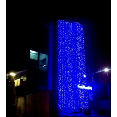 Instalatii de Craciun Perdea Luminoasa Albastra FA 3200 LEDuri 3x10m