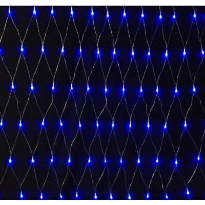 Instalatii de Craciun Plasa Prelungibila 140 LEDuri Albastre 2x2m