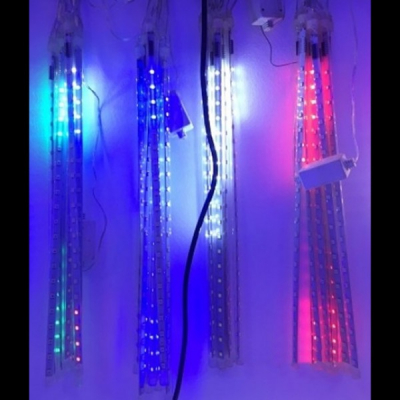 Instalatii Luminoase Craciun 8 Turturi Digitali 50cm LED Albastru 7003