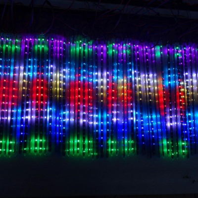 Instalatii Luminoase Craciun 8 Turturi Digitali 50cm LED Multicolor 7003