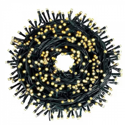 Instalatii Luminoase Craciun Snur 16m 200LED Alb Cald TO7010WW