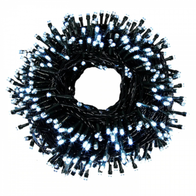 Instalatii Luminoase Craciun Snur 23m 300LED Alb Rece TO7013W