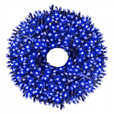 Instalatii Luminoase Craciun Snur 23m 300LED Albastru TO7012B